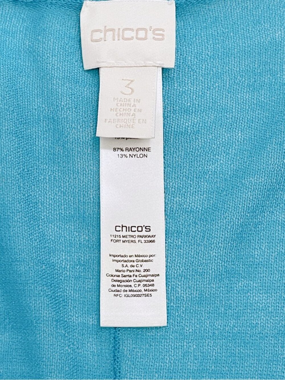 Chico’s Convertible Cardigan Women’s 3/Large Open-Front Draped Silhouette - Picture 12 of 12
